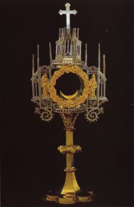 Monstrance, Pražský zlatník nebo pasíř, 2.-3. čtvrtina 16. století